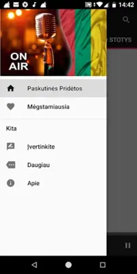 Lithuanian Radio Stations android App screenshot 3